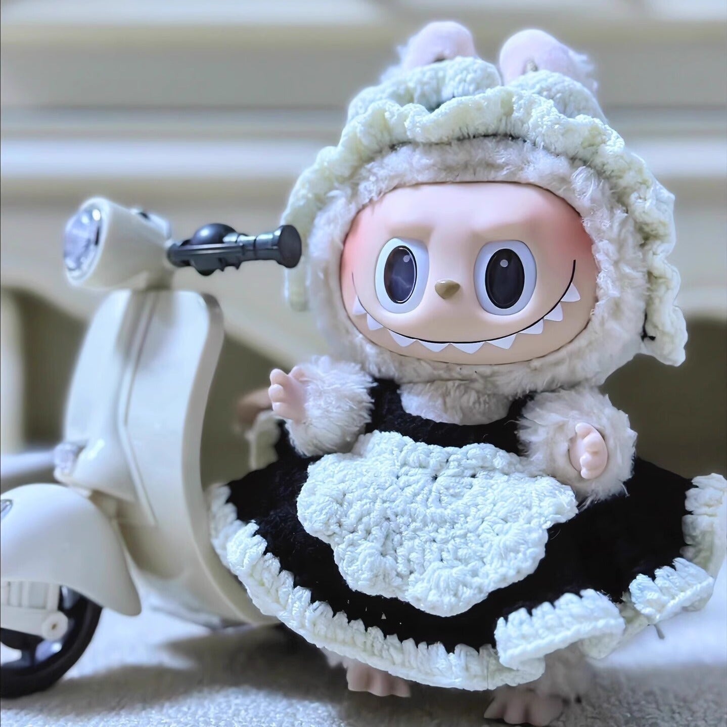 Labubu Stunt Motorcycle